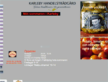 Tablet Screenshot of karlebyhandelstradgard.se